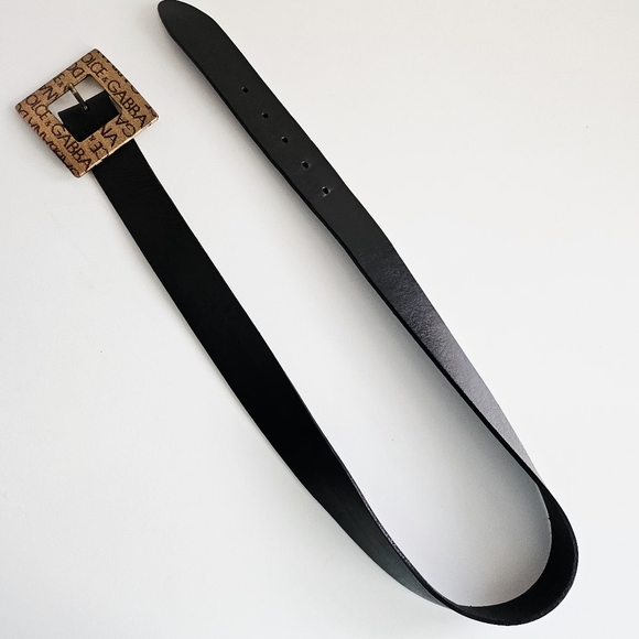 Dolce & Gabbana Black Leather Belt - 90/36 - Picture 4 of 13